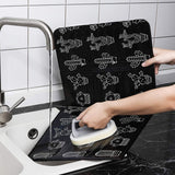 Folding Oil Splatter Shield Splash Proof Panels Gas Stove Shield for Kitchen
