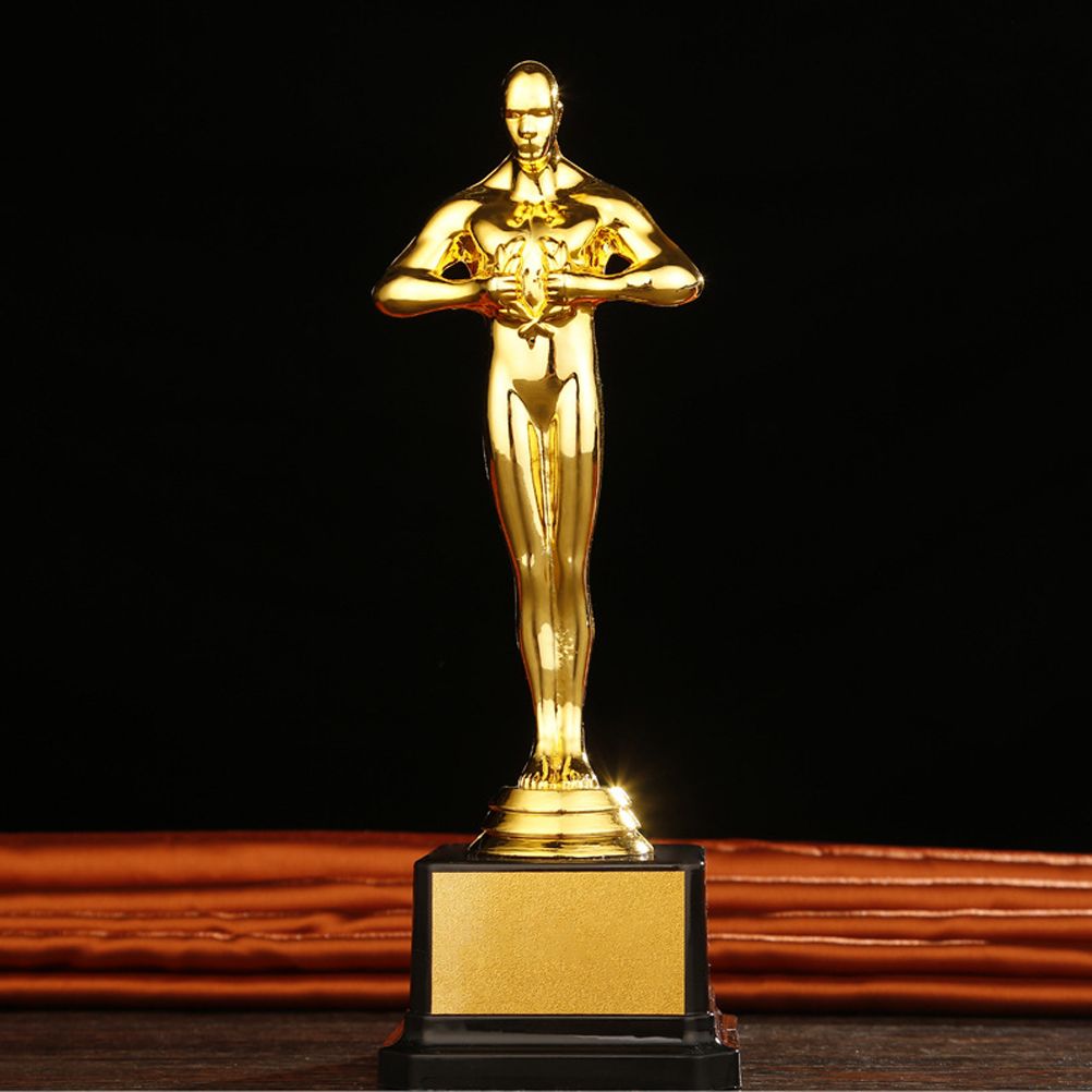 19/22/24 cm Gold Plated Trophy Little Golden Man Trophy Competition Souvenir
