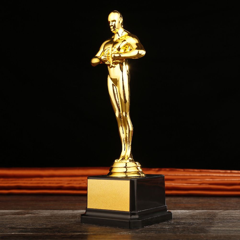19/22/24 cm Gold Plated Trophy Little Golden Man Trophy Competition Souvenir