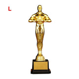 19/22/24 cm Gold Plated Trophy Little Golden Man Trophy Competition Souvenir