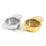 Tea Strainers with Drip Bowl Stainless Steel Tea Infuser Set Tea Filter with Double Wing Handles