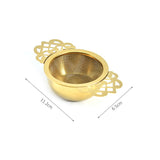 Tea Strainers with Drip Bowl Stainless Steel Tea Infuser Set Tea Filter with Double Wing Handles