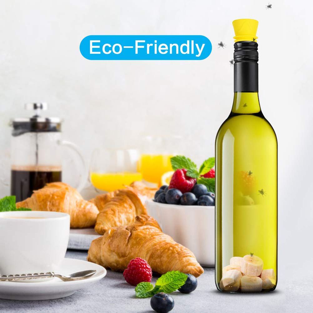 2pcs Reusable Silicone Fruit Fly Traps for Kitchens Fly Traps Outdoor Indoor House Fly Traps