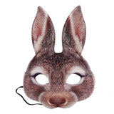 Half Face Rabbit Headgear Funny EVA Rabbit Bunny Headgear for Party Festival Club