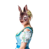 Half Face Rabbit Headgear Funny EVA Rabbit Bunny Headgear for Party Festival Club