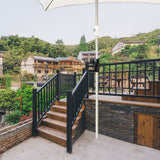 Steel Parasol Holder Balcony Umbrella Stand Umbrella Holder for Balcony Pole