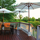 Steel Parasol Holder Balcony Umbrella Stand Umbrella Holder for Balcony Pole