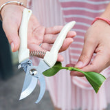 Stainless Steel Anti Slip Gardening Pruning Shear Scissor Cutting Tools Set Pruner Tree Cutter Home Tools - Side View