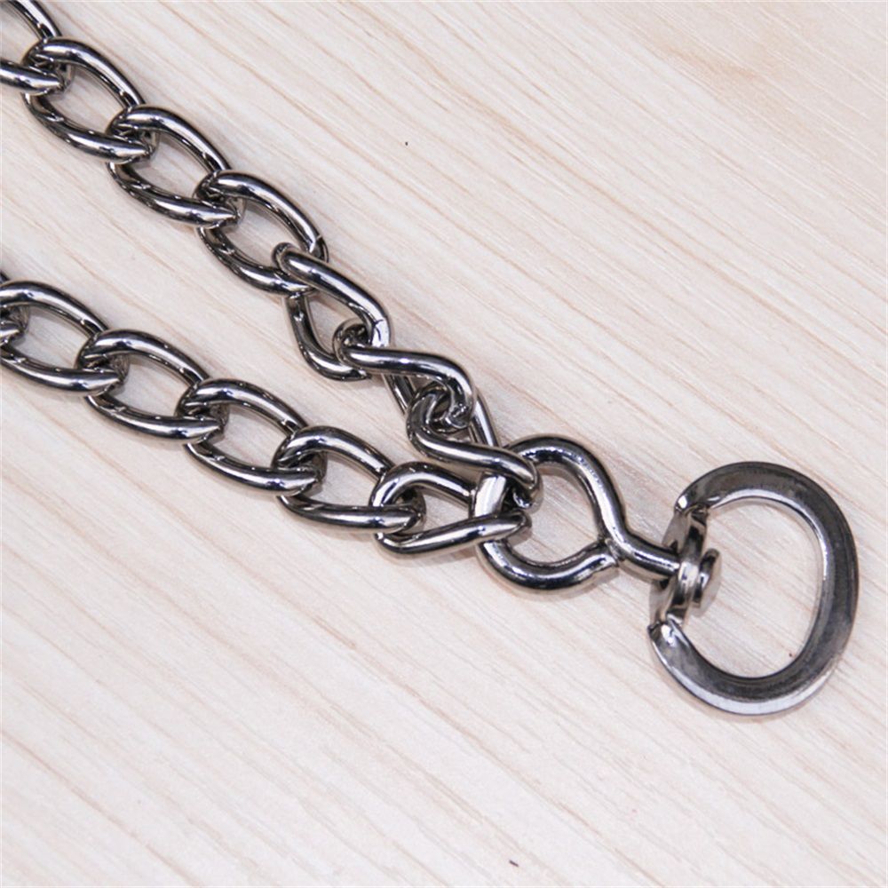 Adjustable Dog Training Prong Collar Metal Pinch Training Chain Collar Prong Pet Choke Collars Dog Necklace