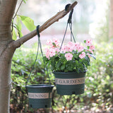 Garden Hanging Pot Plastic Hanging Flower Pot Plant Hanger with Hook