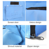 Windproof Pet Cat Rabbit Dog Crate Cover Breathable Waterproof Four Seasons Cages Cover