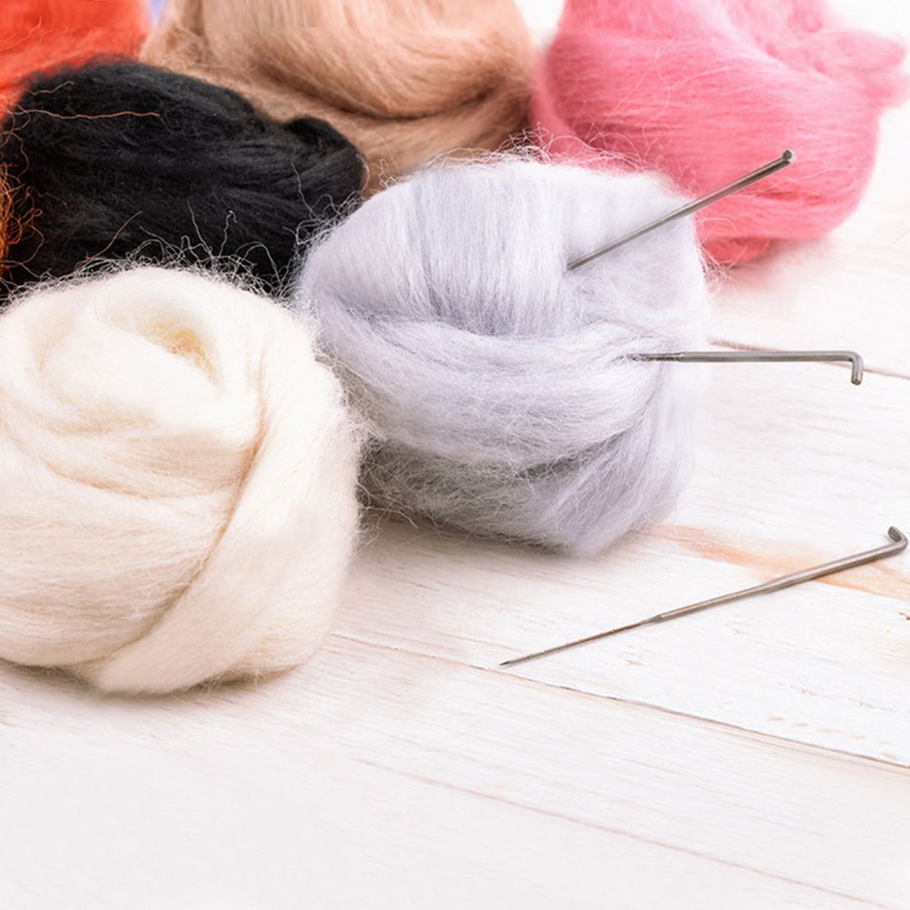 36/45 Colors Fibre Wool Yarn Roving for Needle Felting Hand Spinning DIY Craft Materials