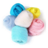 36/45 Colors Fibre Wool Yarn Roving for Needle Felting Hand Spinning DIY Craft Materials