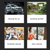 Garden Hose Nozzle Sprayer Hand Shower 8 Adjustable Irrigation Pattern High Pressure Hand Sprayer for Watering Lawn Car Washing