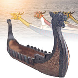 Resin Viking Ships Incense Stick Holder Retro Ships Ornament Exquisite Beautiful Home Decoration Ornaments