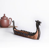Resin Viking Ships Incense Stick Holder Retro Ships Ornament Exquisite Beautiful Home Decoration Ornaments