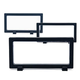 3D Floating Display Stand with Two Bases for Medallion Antique Coin Desktop Display Stand - Side View