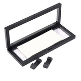 3D Floating Display Stand with Two Bases for Medallion Antique Coin Desktop Display Stand - Top-Down View