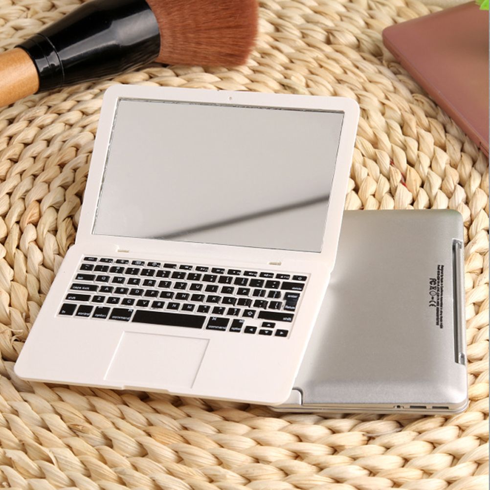 Mini Pocket Laptop Mirror Computer Glass Mirror Home Notebook Mirrors