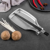 Stainless Steel Spoon Rest Stove Spoon Holder for Kitchen Spatula Ladle Brush Cooking Utensils - Rear View
