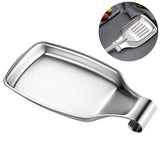 Stainless Steel Spoon Rest Stove Spoon Holder for Kitchen Spatula Ladle Brush Cooking Utensils - Extra Image