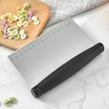 Multi Purpose Bench Scraper Stainless Steel Pizza Dough Scraper Chopper Dough Cutter for Bread and Pizza Dough
