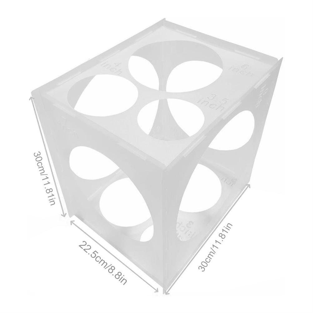 11 Holes Balloon Sizer Box Balloon Measurement Box for Birthday Party Wedding Decor