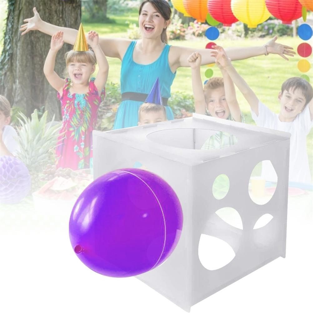 11 Holes Balloon Sizer Box Balloon Measurement Box for Birthday Party Wedding Decor