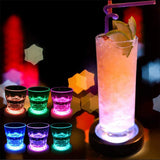 LED Drink Coasters Cup Coaster with Light Gravity Sensor Drink Pads for Bar Party Club - Side View
