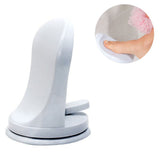 Plastic Bathroom Foot Rest Shower Shaving Leg Aid Foot Rest with Suction Cup Step Shower for Home Hotel Bathroom - Front View