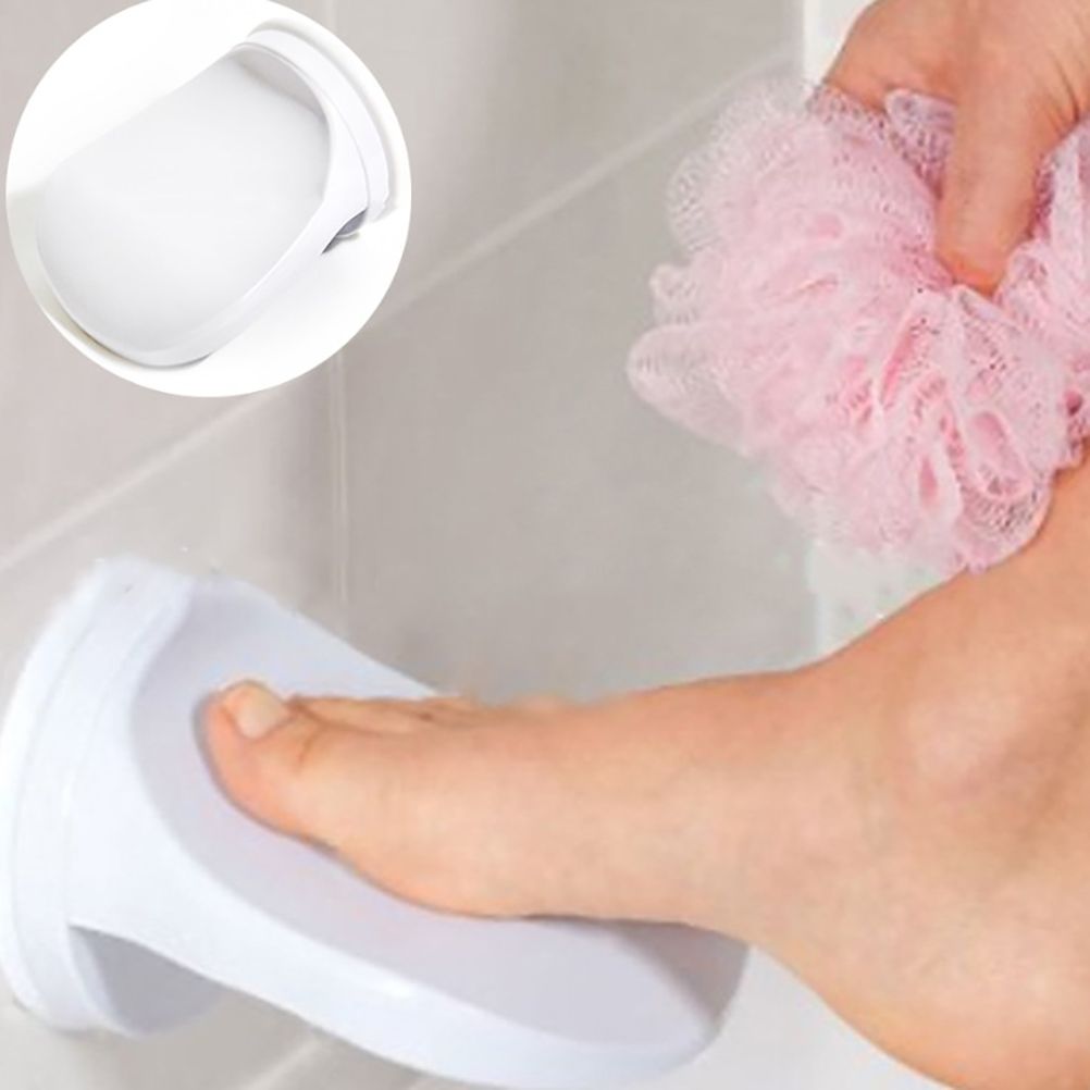 Plastic Bathroom Foot Rest Shower Shaving Leg Aid Foot Rest with Suction Cup Step Shower for Home Hotel Bathroom