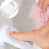 Plastic Bathroom Foot Rest Shower Shaving Leg Aid Foot Rest with Suction Cup Step Shower for Home Hotel Bathroom - Top-Down View