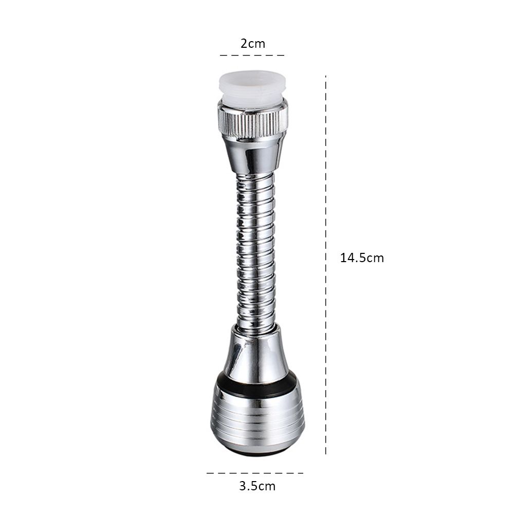 360 Degree Rotatable Faucet Tap Nozzle Filter Adapter Water Saving Filter Sprayer for Bathroom Kitchen