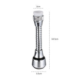 360 Degree Rotatable Faucet Tap Nozzle Filter Adapter Water Saving Filter Sprayer for Bathroom Kitchen