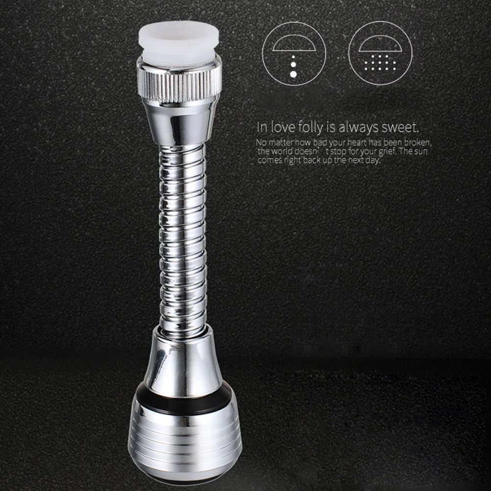 360 Degree Rotatable Faucet Tap Nozzle Filter Adapter Water Saving Filter Sprayer for Bathroom Kitchen