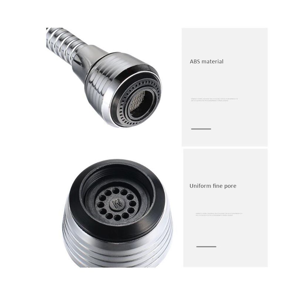 360 Degree Rotatable Faucet Tap Nozzle Filter Adapter Water Saving Filter Sprayer for Bathroom Kitchen