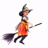 Halloween Witch Broom Plastic Broom Props for Costume Party Halloween Decoration