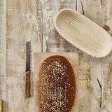 1pc Kitchen Long Dough Rattan Baskets Proofing Proving Rattan Baking Bread Basket Rattan Food Storage Baskets1pc Kitchen Long Dough Rattan Baskets Proofing Proving Rattan Baking Bread Basket Rattan Food Storage Baskets - Low Angle