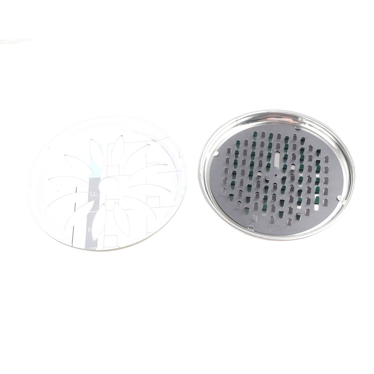 4PCS Stainless Steel Mosquito Coil Holder with Supporting Nail Teeth and Hollow Lid