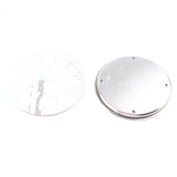 4PCS Stainless Steel Mosquito Coil Holder with Supporting Nail Teeth and Hollow Lid