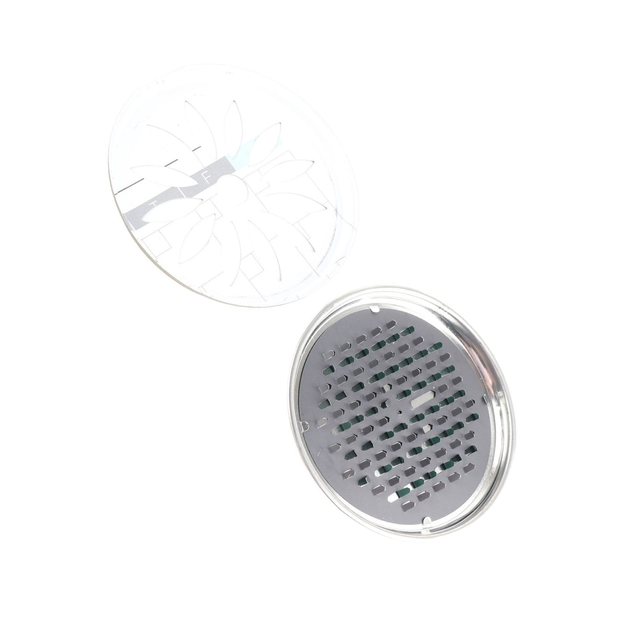 4PCS Stainless Steel Mosquito Coil Holder with Supporting Nail Teeth and Hollow Lid