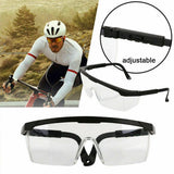 Protective Safety Glasses Clear Anti Saliva Eye Protection Googles for Chemical and Workplace Safety Goggles - Rear View