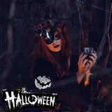 Sexy Leather Cat Face Cover Women Cat Head Face Cover Halloween Carnival Party Cosplay Face Cover