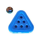 Triangle Inflatable Coaster Floating Beer Glass Holder Swimming Pool Coaster