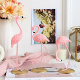 Cute Resin Pink Flamingo Ornament Tabletop Decoration Living Room Decoration Cake Decor