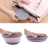 3Pcs Folding Camping Bowl Set Portable Silicone Kitchen Containers for Travel Outdoor Camping - 45-Degree Angle