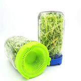 4Pcs Easy Rinse and Drain Plastic Sprouting Lids for Wide Mouth Jars