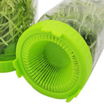 4Pcs Easy Rinse and Drain Plastic Sprouting Lids for Wide Mouth Jars