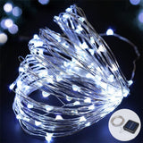 Solar Powered String Lights Fairy String Light for Outdoor Wedding Party Seasonal Decorations