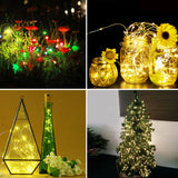 Solar Powered String Lights Fairy String Light for Outdoor Wedding Party Seasonal Decorations